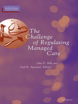 cover image of Challenge of Regulating Managed Care